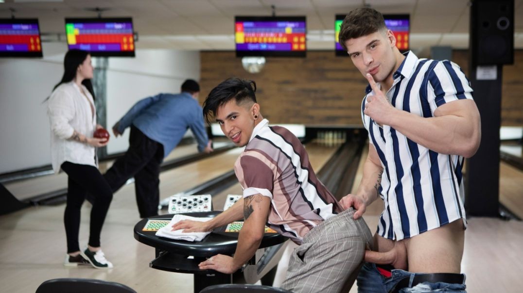 ⁣Bowling Alley Fuckdown - Malik Delgaty, Angel Santana