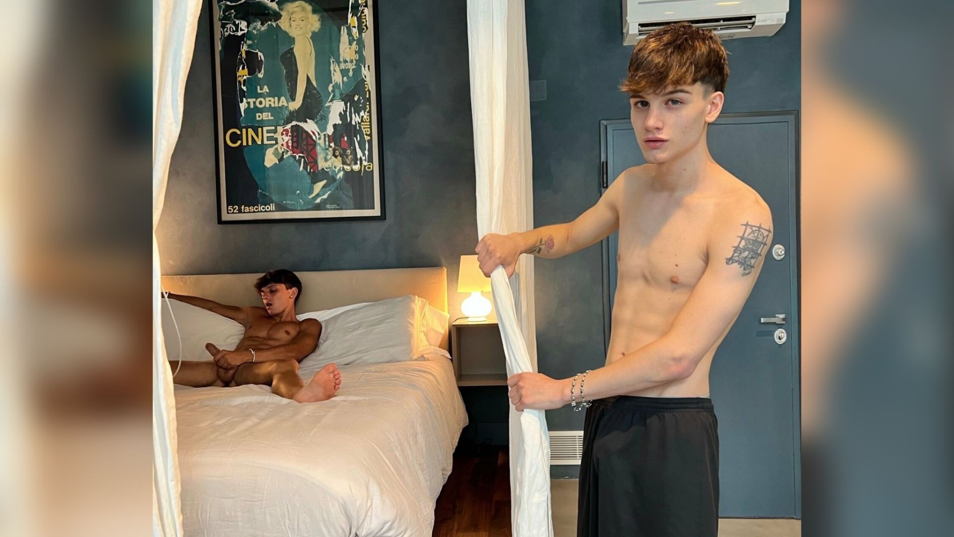 ⁣Little Stepbrother (First Gay Blowjob) W/@elias.twink